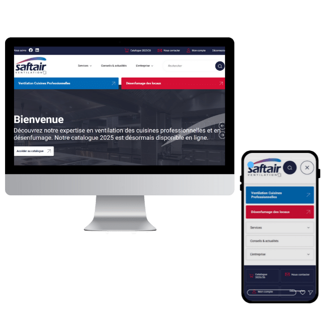 Nouveau site SAFTAIR VENTILATION