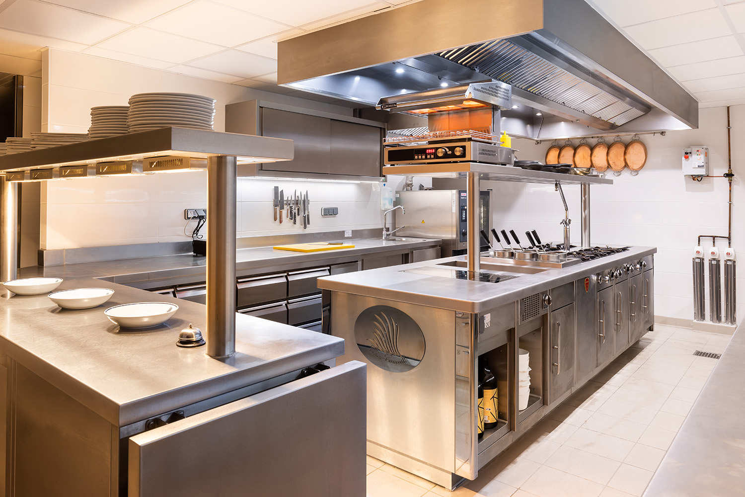 Hotte pour ilot de cuisson