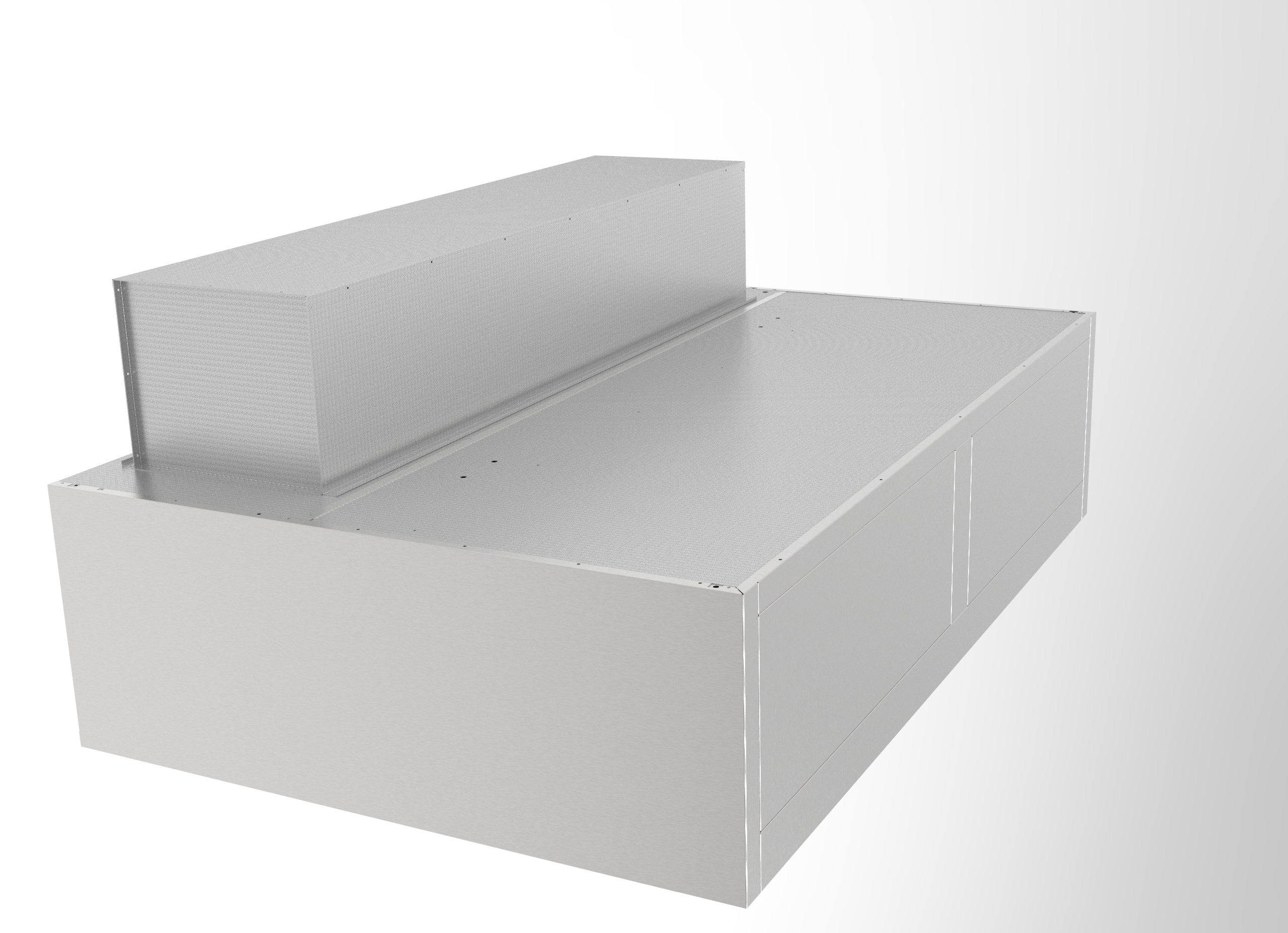 Collecteur supérieur d’équilibrage pour l’extraction, hotte hauteur 400 & 500 mm