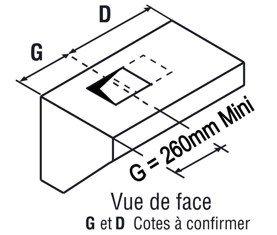Montage – ventilateur décentré
